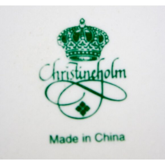 Vintage Christine Holm Fluted Edge Quiche Tart Pie Dish Pink Rose Pattern 9.5" - Picture 5 of 11